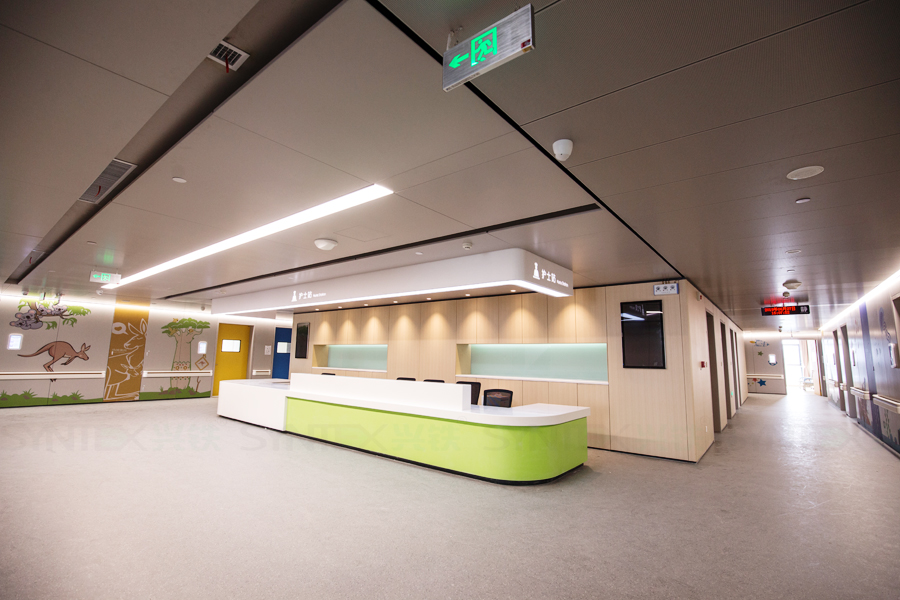 醫(yī)院護士站鋼制墻板應用